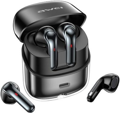 AWEI T79 ENC Heavy Bass Bluetooth Earphone Black AWEI T79 ENC Heavy Bass Bluetooth Earphone Black